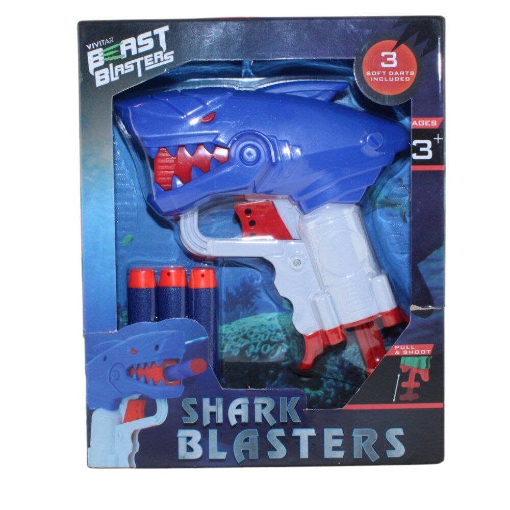 Vivitar Beast Blasters Shark Dart Gun Toy